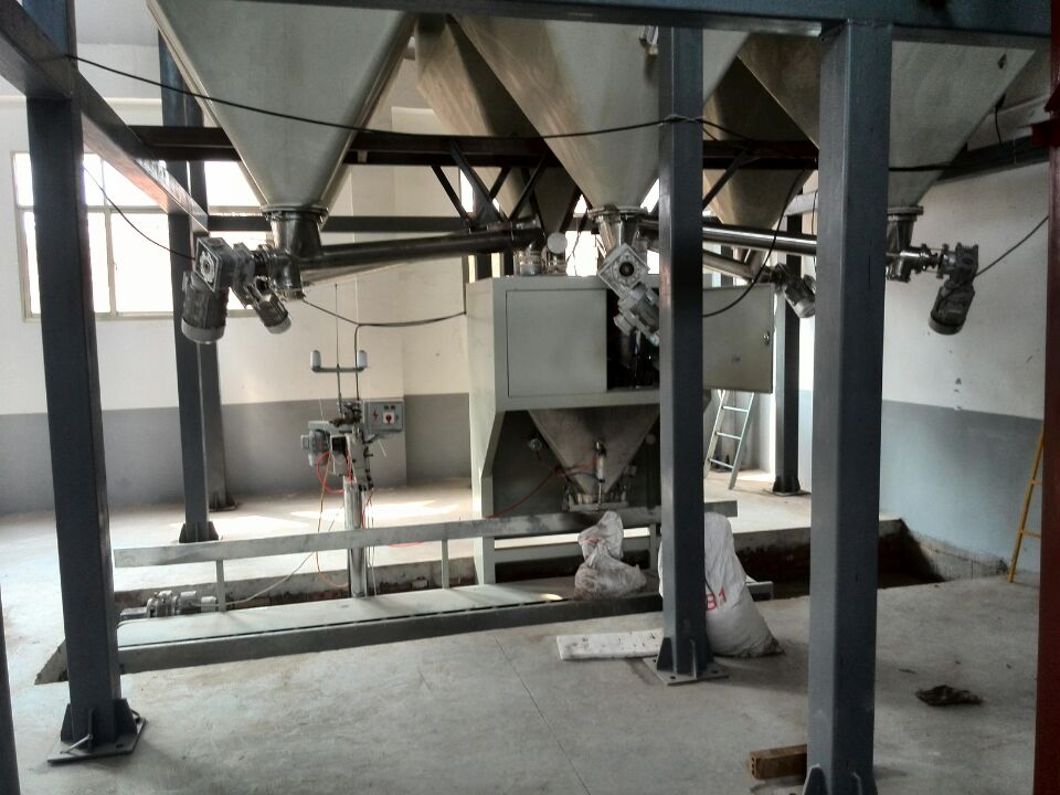 單袋配料現(xiàn)場(chǎng)